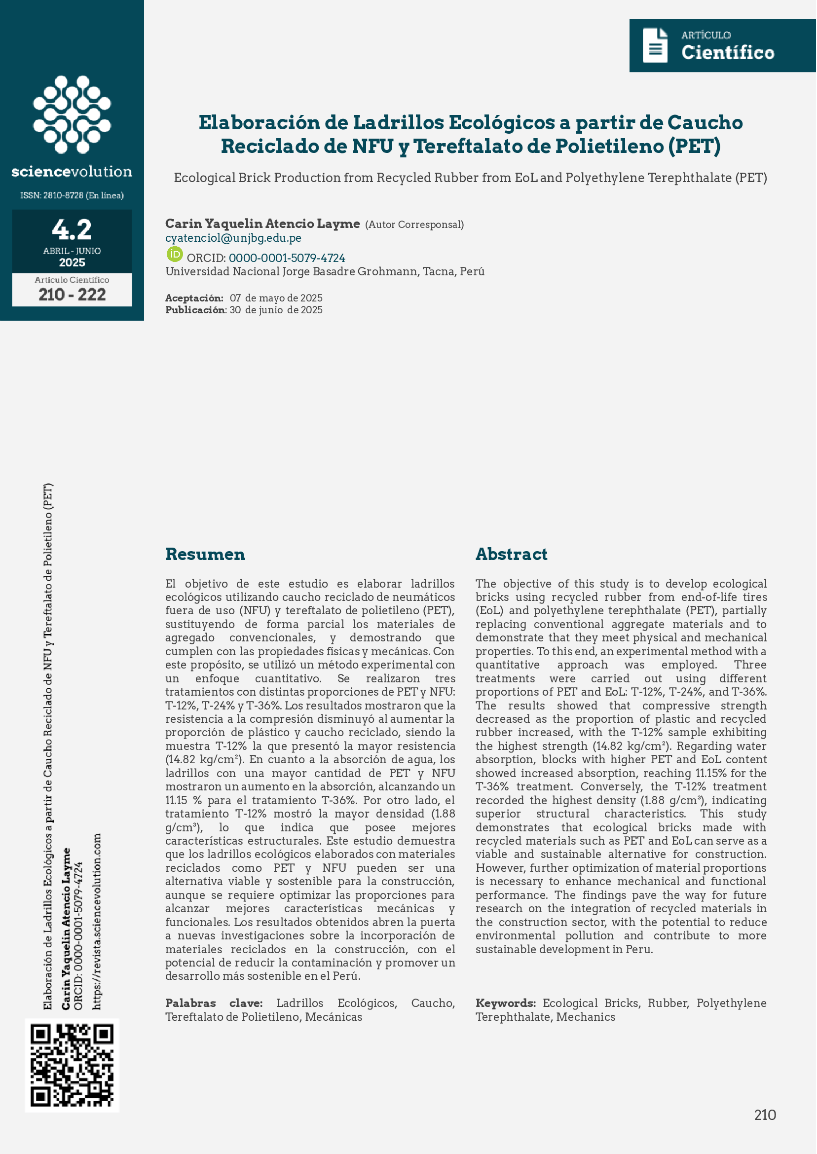 Sciencevolution v4.2 2025 - 210 - Portada