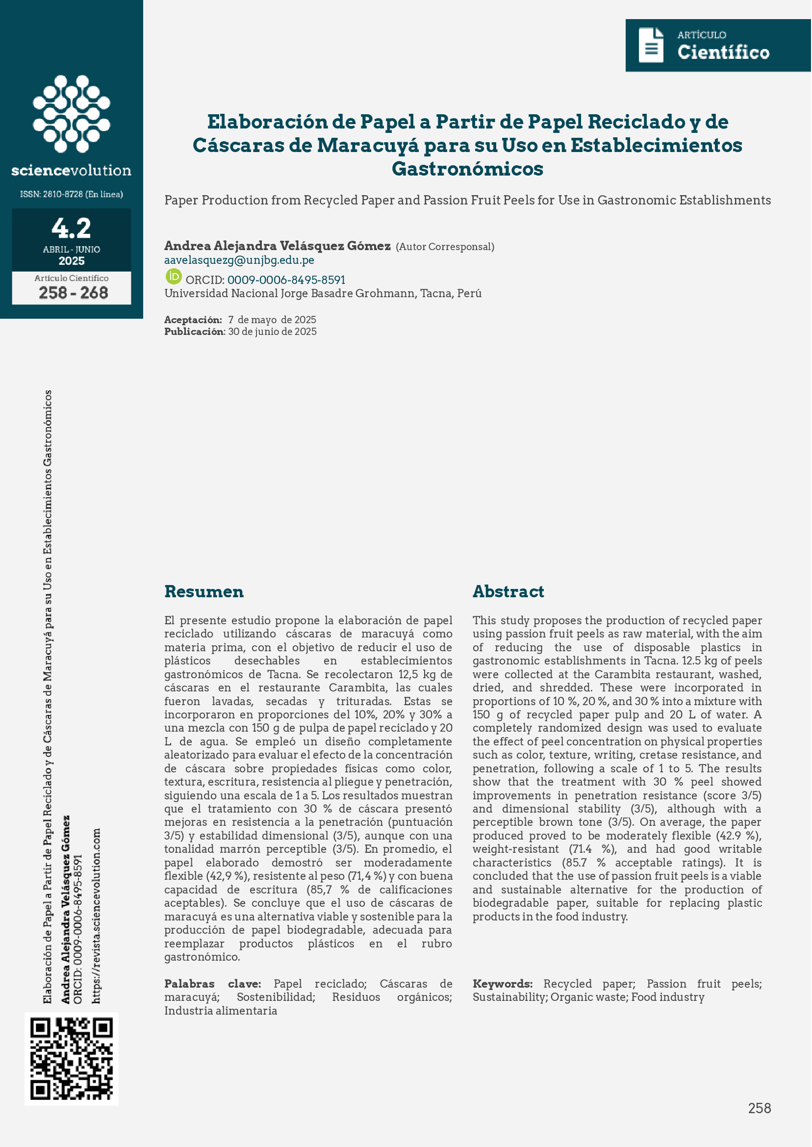 Sciencevolution v4.2 2025 - 258 - Portada