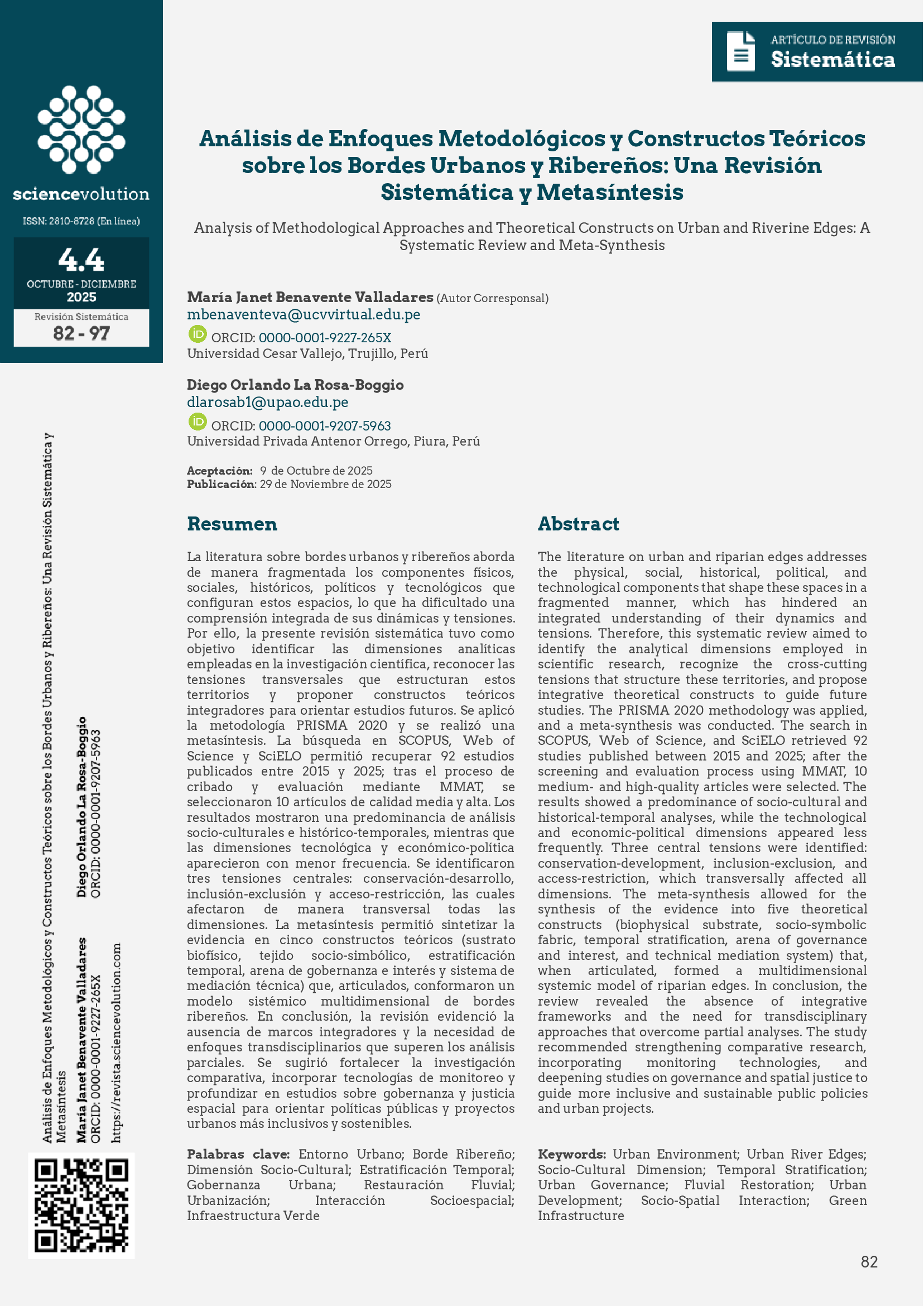 Sciencevolution v4.4 2025 82-97 - Portada