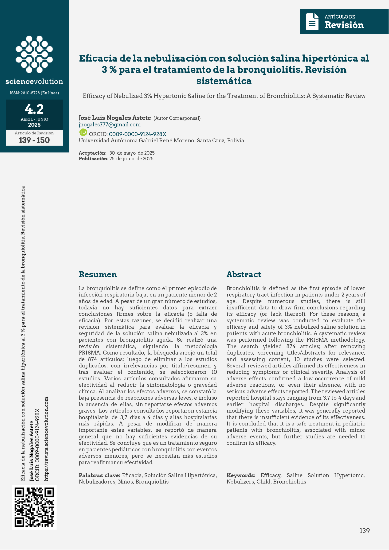 Sciencevolution v4.2 2025 - 139 - Portada