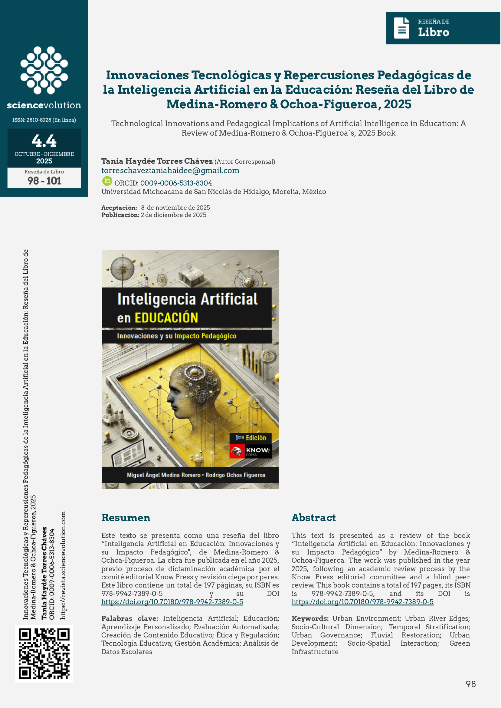 Sciencevolution v4.4 2025 98 - Portada