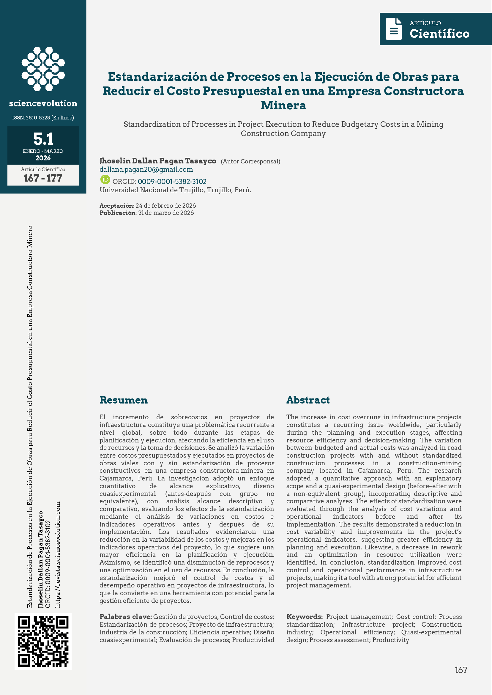 Sciencevolution v5.1 2026 167 - Portada